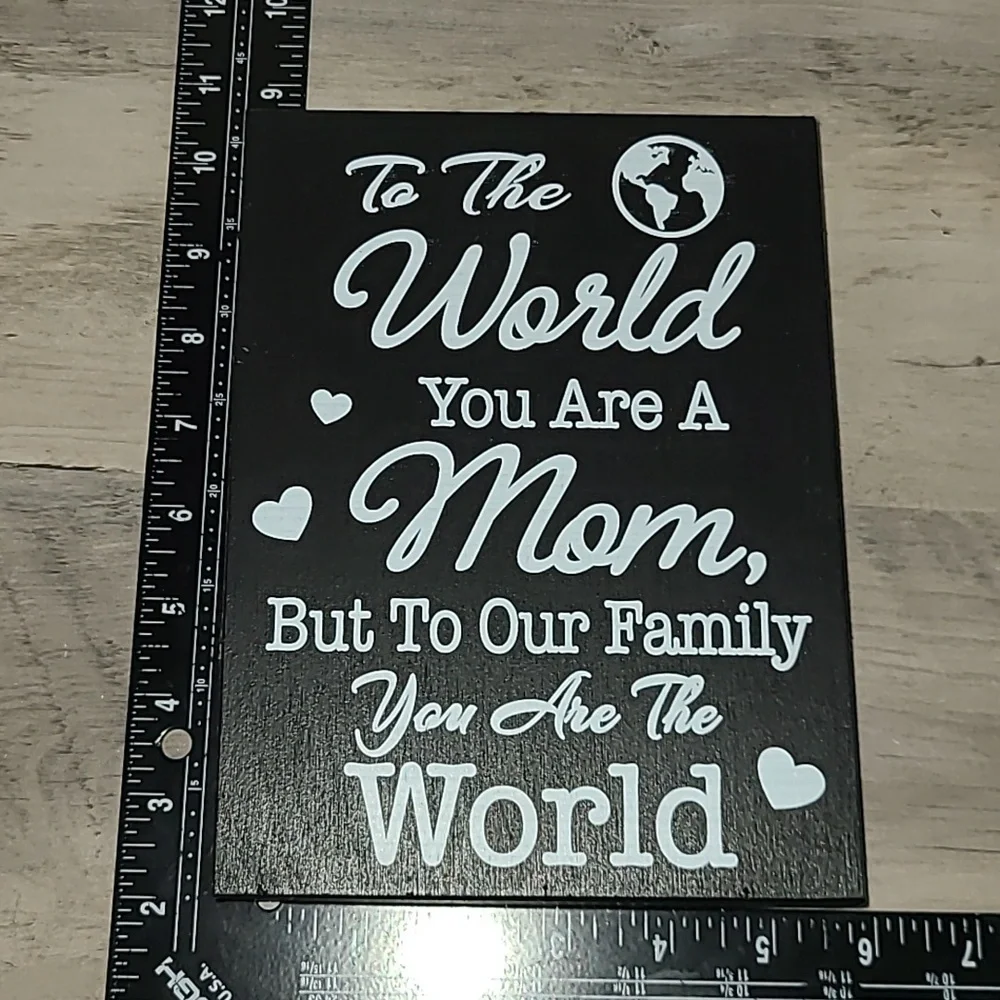 2 Mother's Day Themed Wood Signs